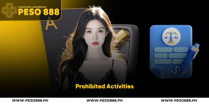 Peso888 Terms and Conditions – Fair & Secure Gameplay 3 prohibited activities