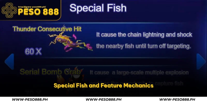 Royal Fishing – Play Jili’s Advanced Shooting Game at Peso888 2 special fish and feature mechanics