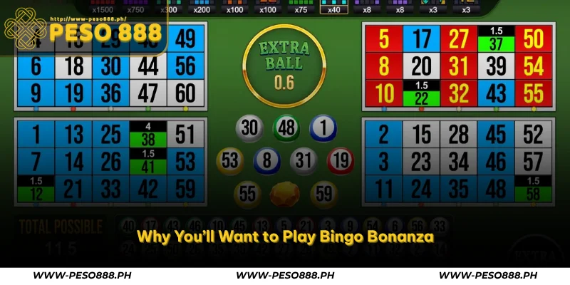 Bingo Bonanza – Number Game Excitement at Peso888 3 why you’ll want to play bingo bonanza