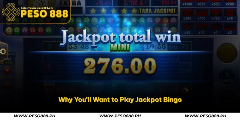 Jackpot Bingo – Play TaDa’s Bonus Bingo Game at Peso888 3 why you’ll want to play jackpot bingo
